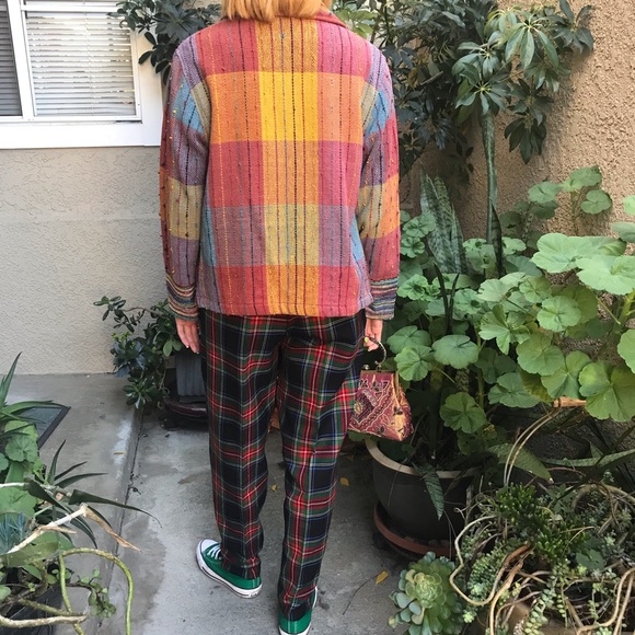 Vintage Jackets & Coats Vintage Multicolored Travelsmith Cotton